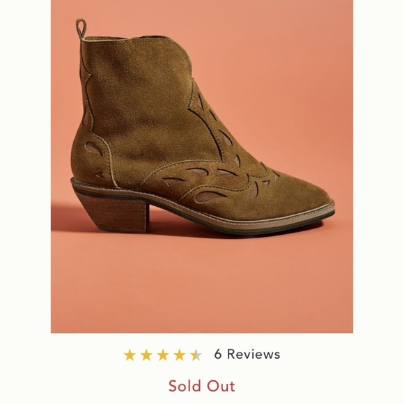 ANTHROPOLOGIE Kelsi Dagger Mocha Cliff Suede Boot8 - Picture 13 of 14